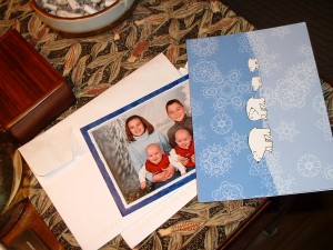 Karácsonyi képeslapok házilag
